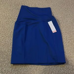 Royal blue maternity pencil skirt
